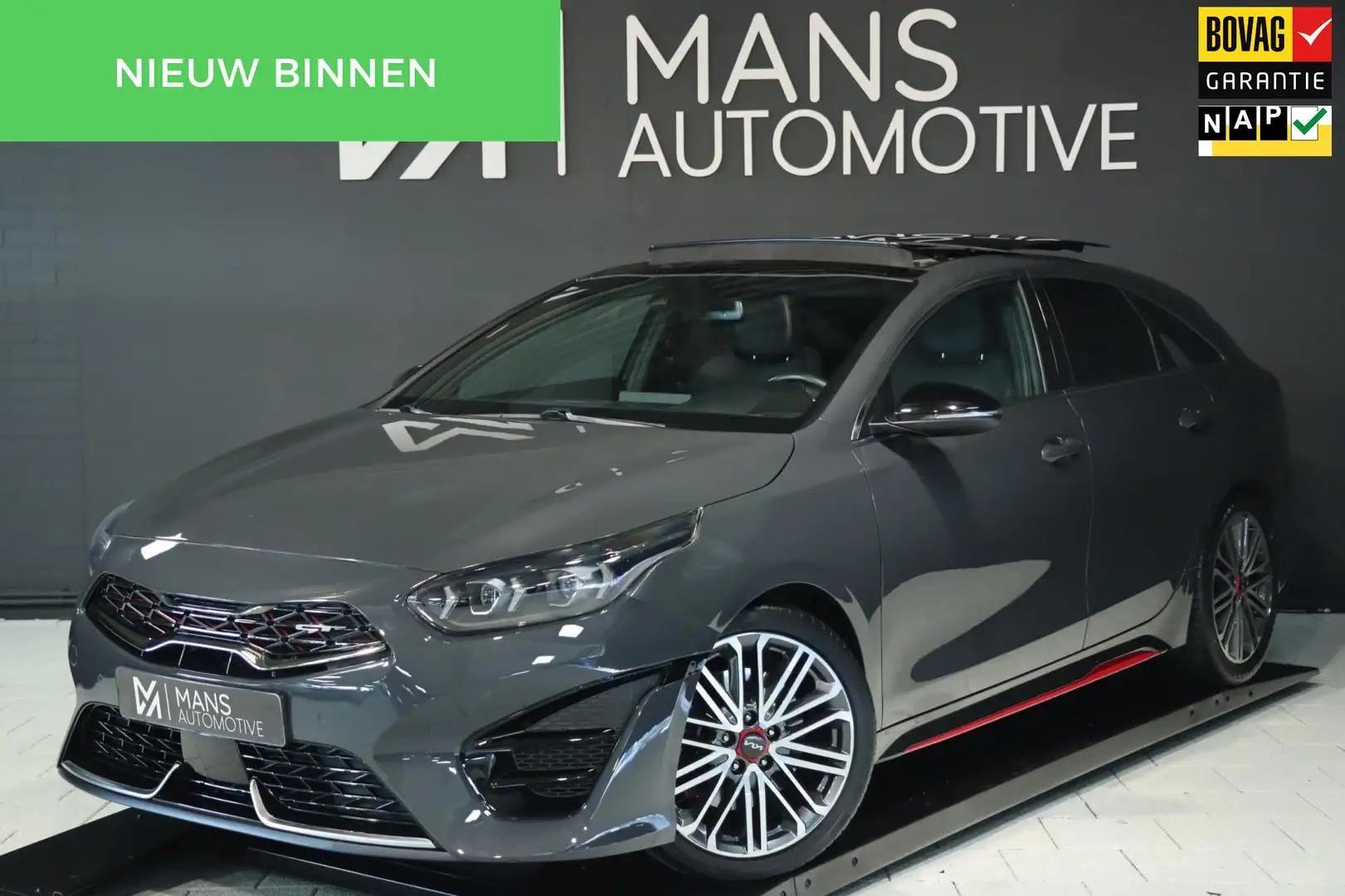 Kia ProCeed / pro_cee'd 1.6 T-GDI GT / PANODAK / KEYLESS / DODEHOEK / MEMO Grijs - 1
