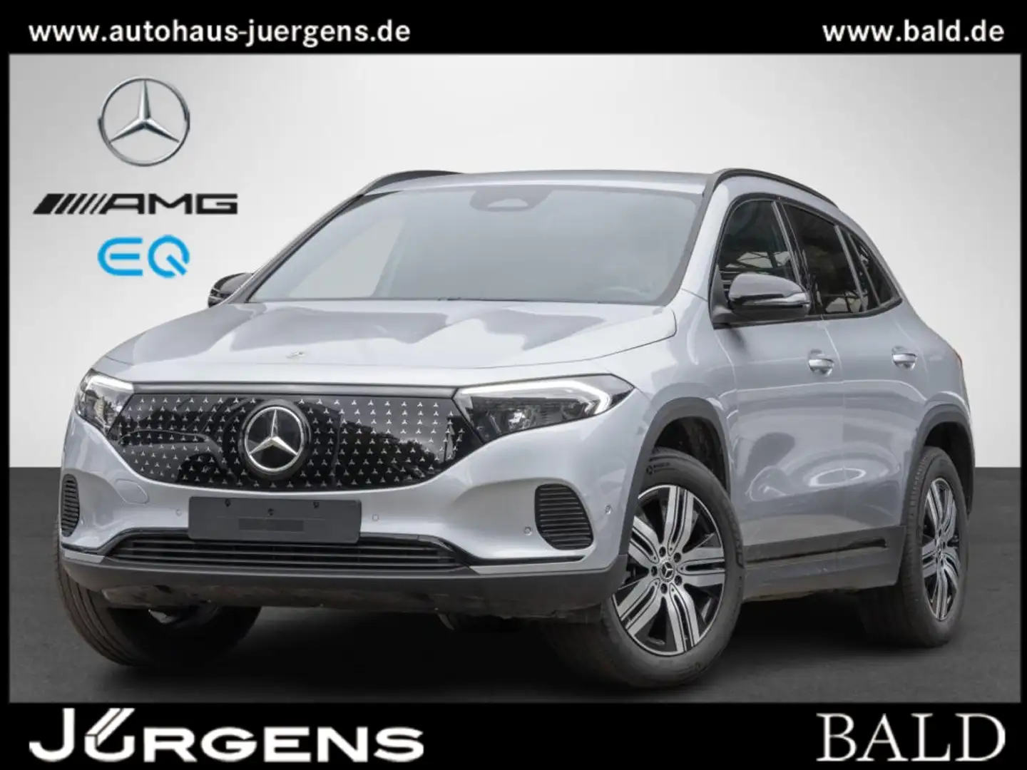 Mercedes-Benz EQA 300 4M Electr-Art/Night/Distr/Winter/Cam/18" Silber - 1