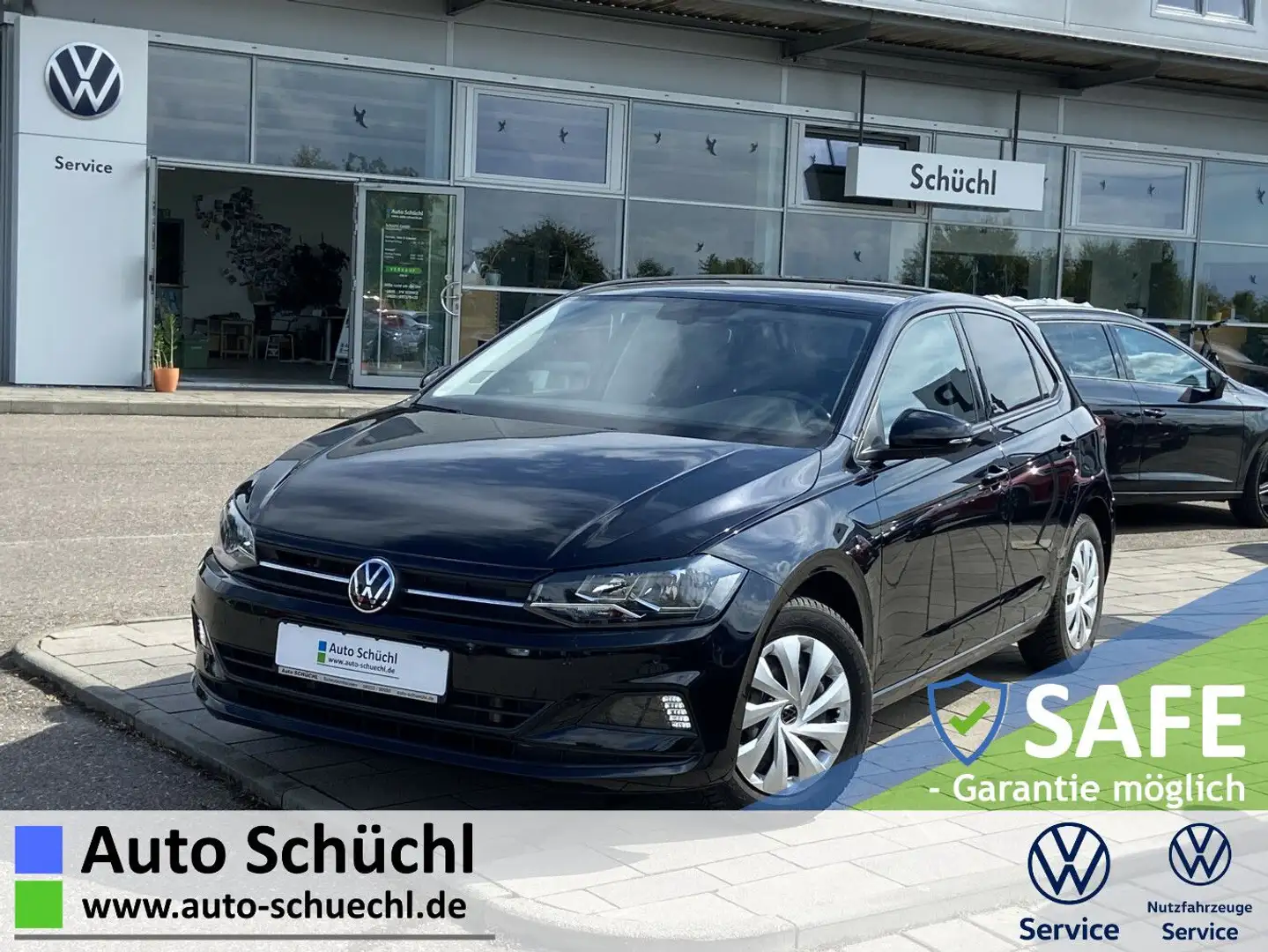 Volkswagen Polo 1.0 TSI DSG COMFORTLINE NAVI+APP-CONNECT+AC Schwarz - 1