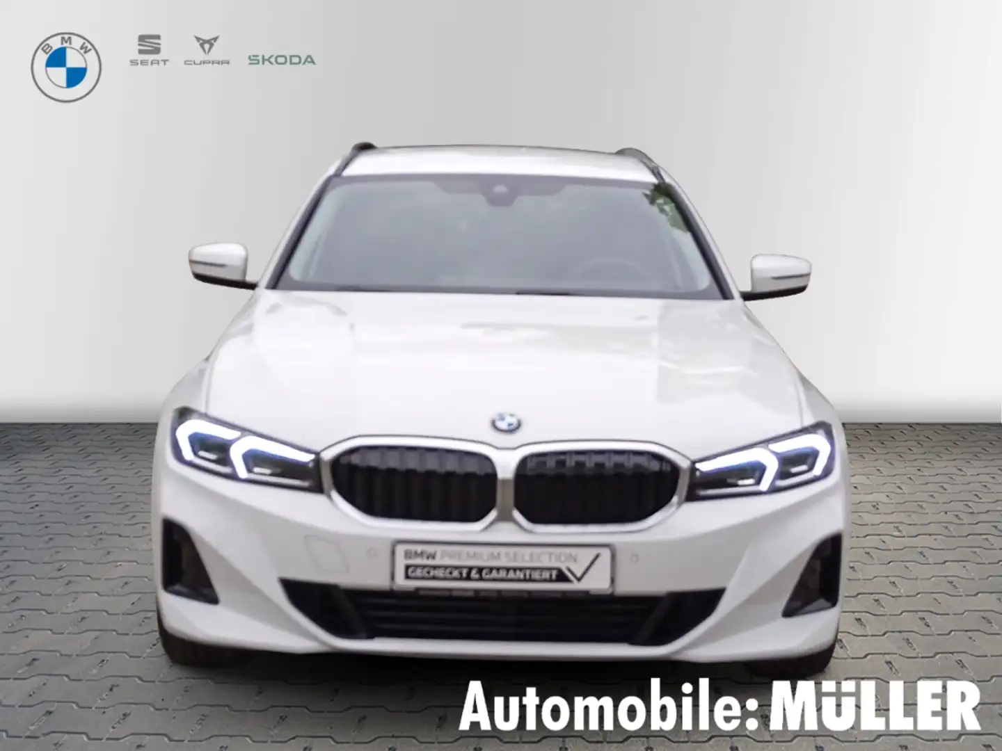 BMW 318 i Touring+Ad. LED+DAB+KAMERA+PARK ASS.+ Weiß - 2