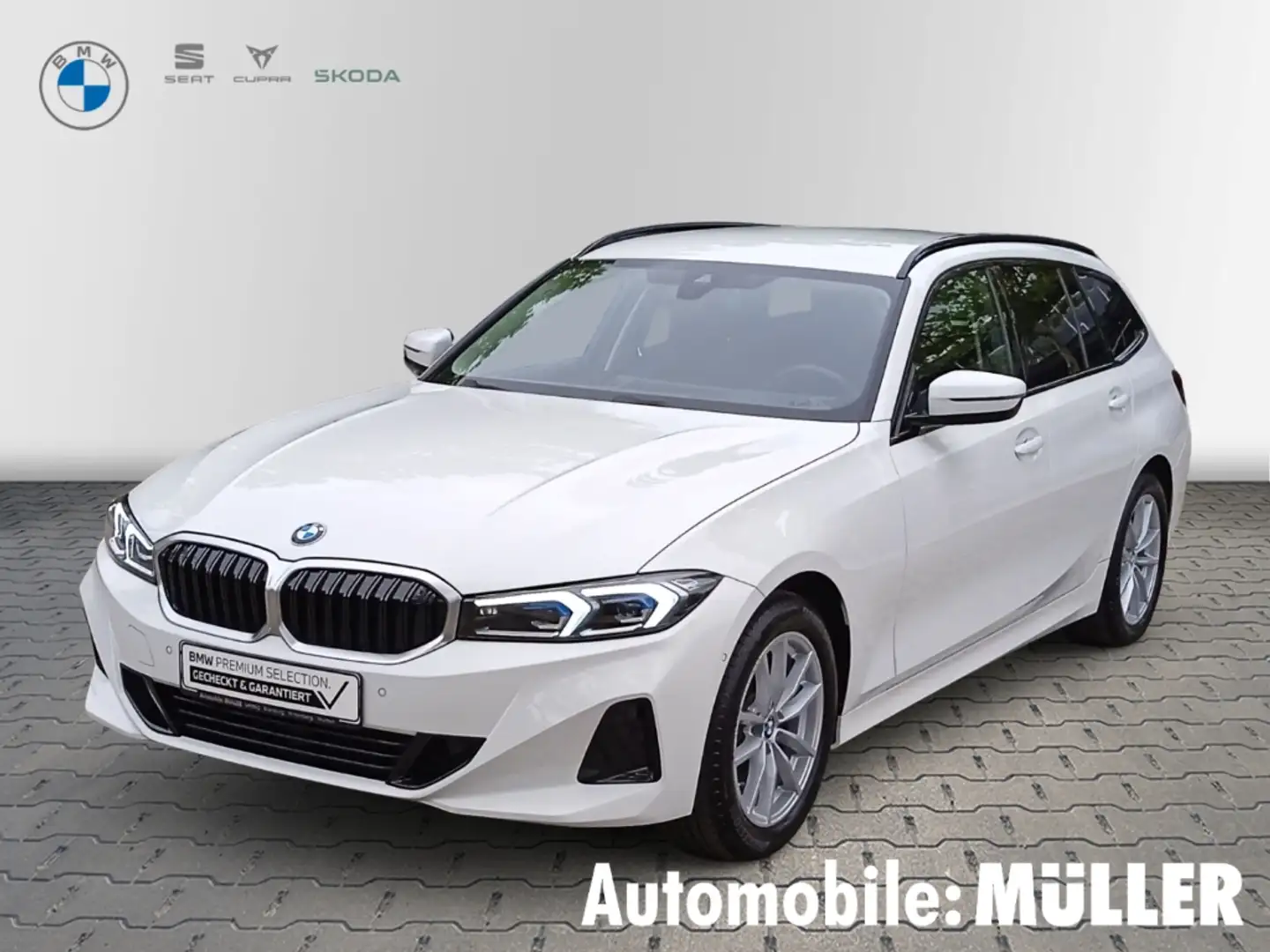 BMW 318 i Touring*Aut.*Lenkradhzg.*Ad.LED*DAB*RFK* Weiß - 1