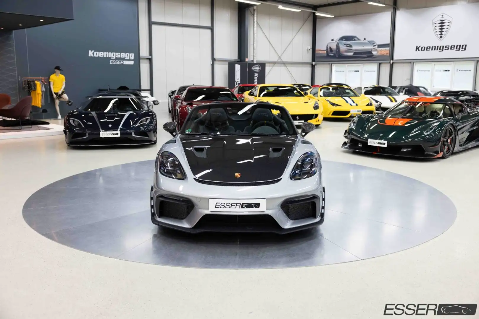 Porsche Boxster 718 Spyder RS | Weissach Silber - 2