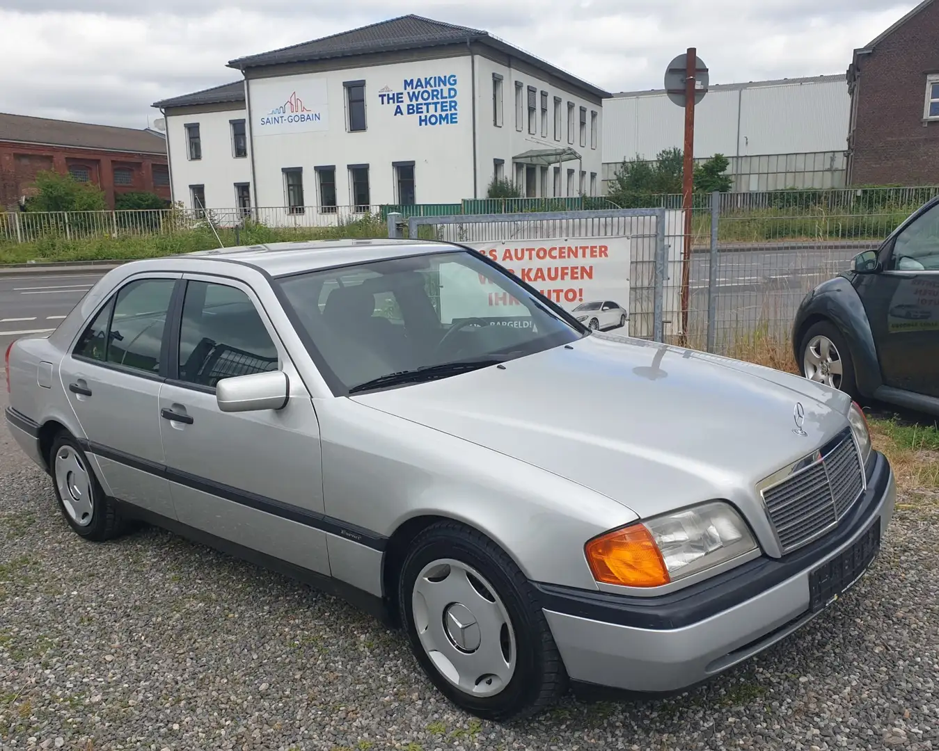 Mercedes-Benz C 220 D Esprit.Klimaanlage.Oldtimer.1x Hand.Rentner.Topp Grau - 2