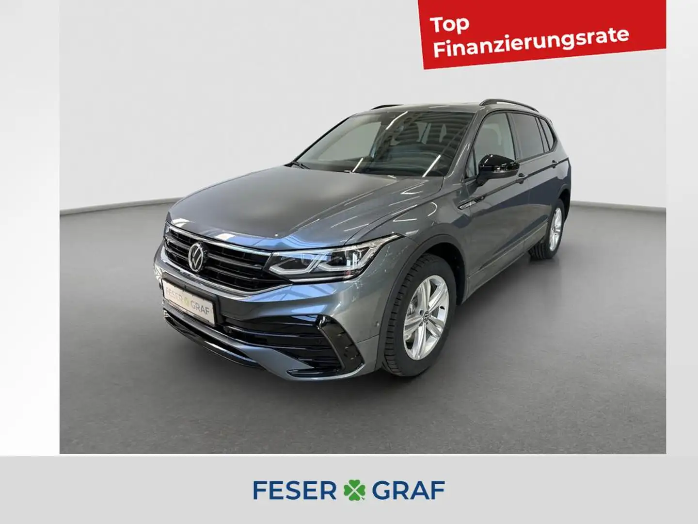 Volkswagen Tiguan Allspace R-Line 2.0TDI 7-Sitze AHK Pano Grau - 1