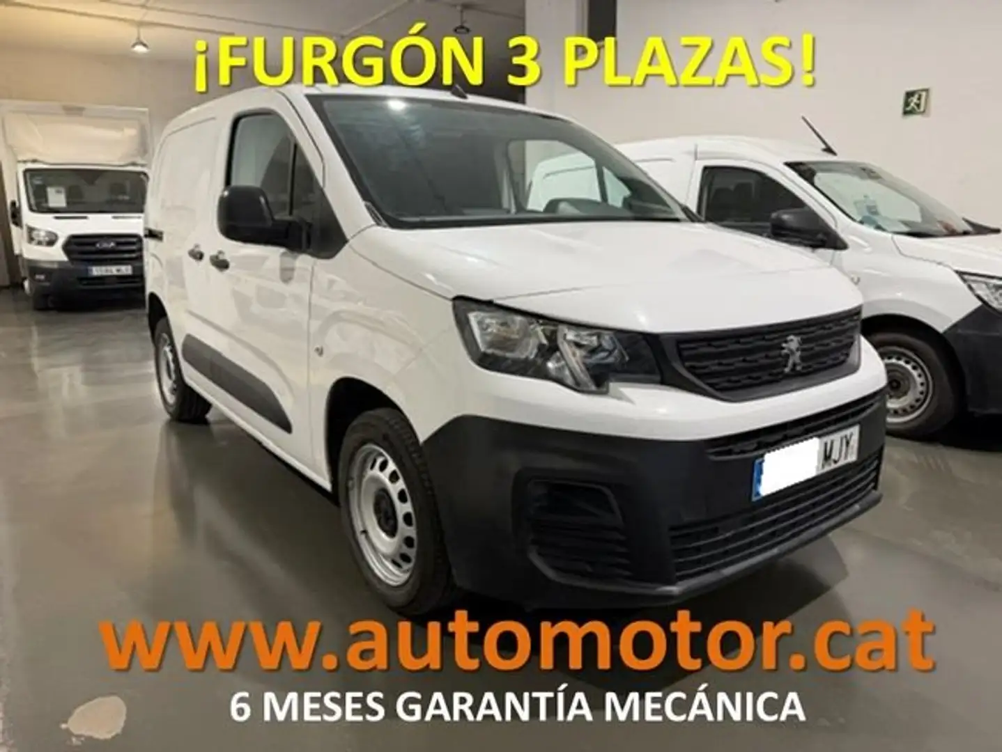 Peugeot Partner Furgón L1 Standard 1000KG BlueHDI 102cv ( Blanco - 1