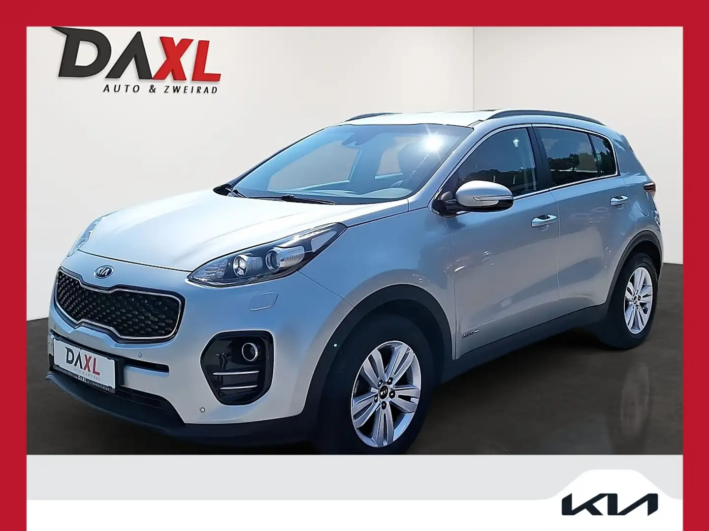 Kia Sportage 2,0 CRDI AWD Gold Silber - 1
