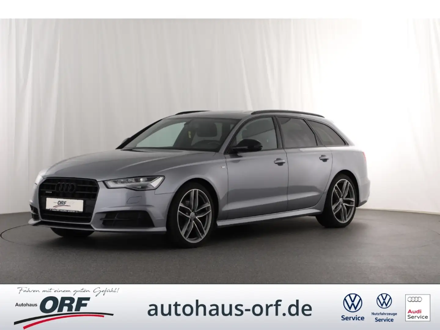 Audi A6 Avant 2.0 TDI quattro S-line S-tronic AHK PANO NAV Gris - 1