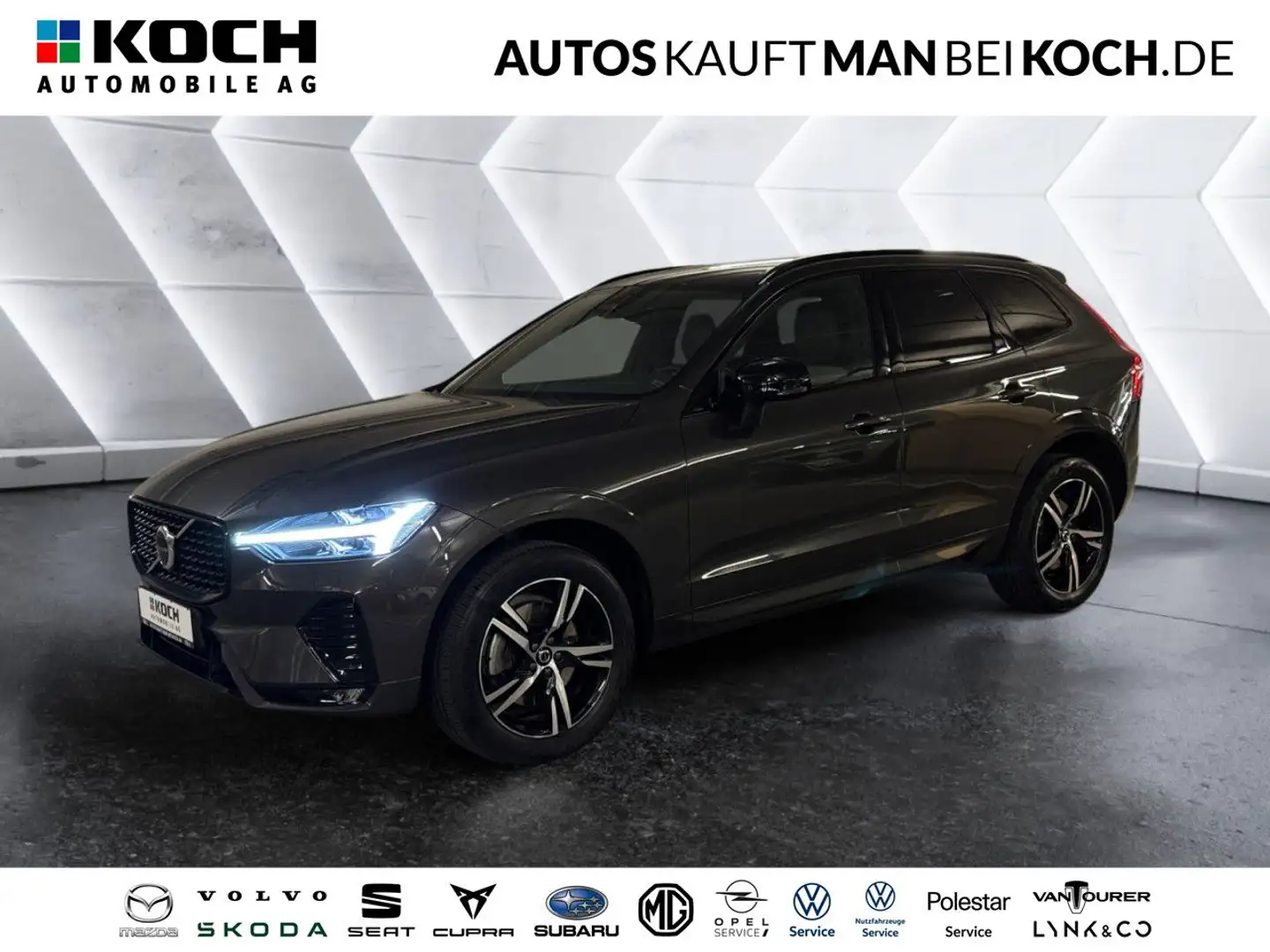 Volvo XC60 B4 D R-Design PANO FSHz SHz LHz H&K MEMORY! Grau - 1