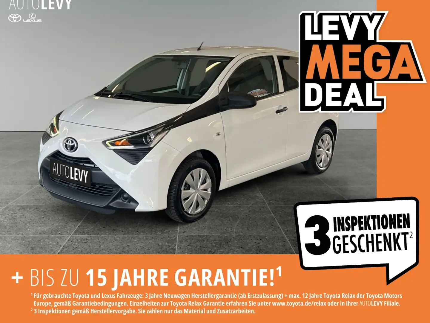 Toyota Aygo 1.0 x-business *KLIMA* Weiß - 1