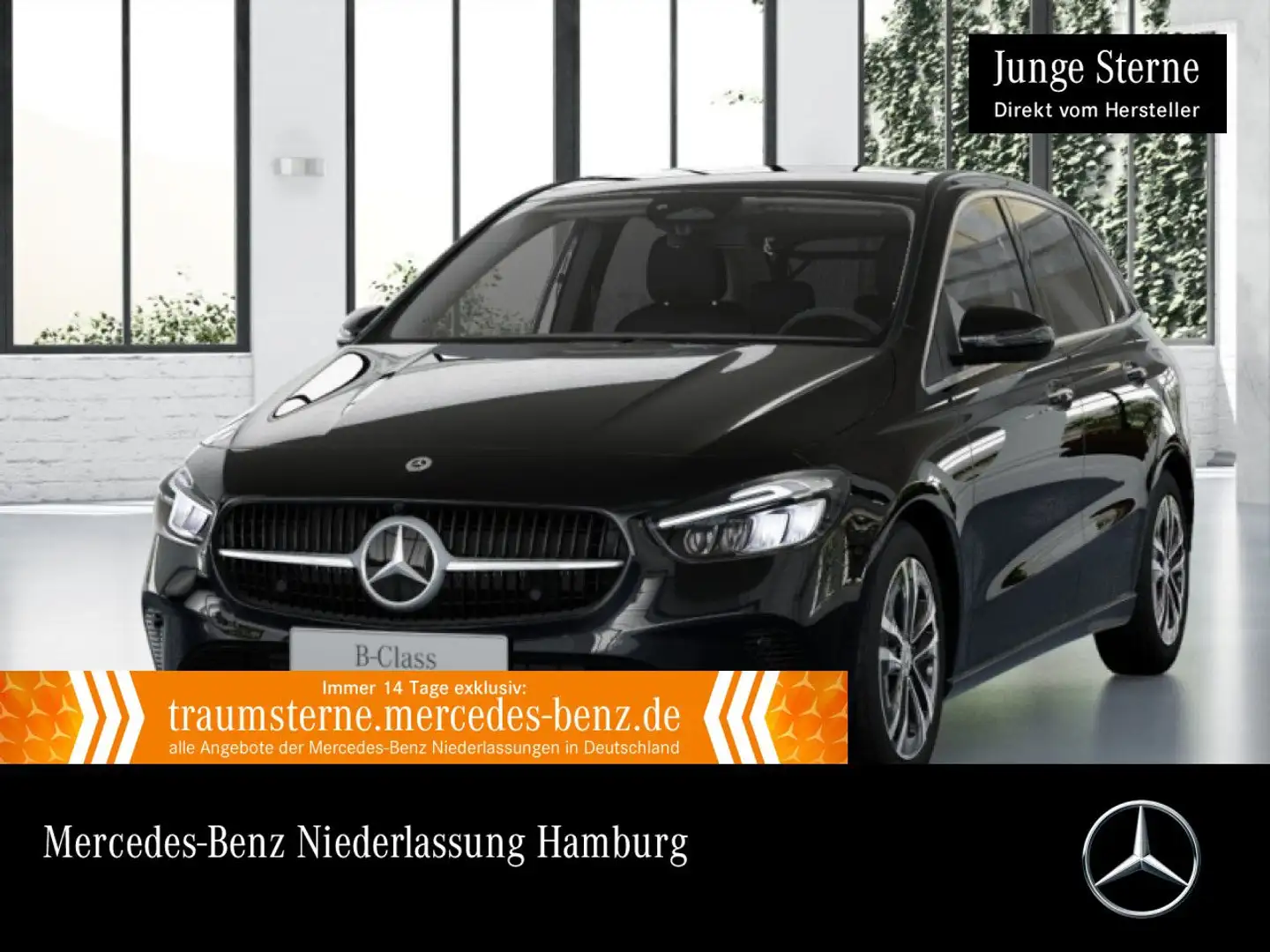 Mercedes-Benz B 180 PROGRESSIVE+LED+KAMERA+TOTW+KEYLESS+7G Schwarz - 1