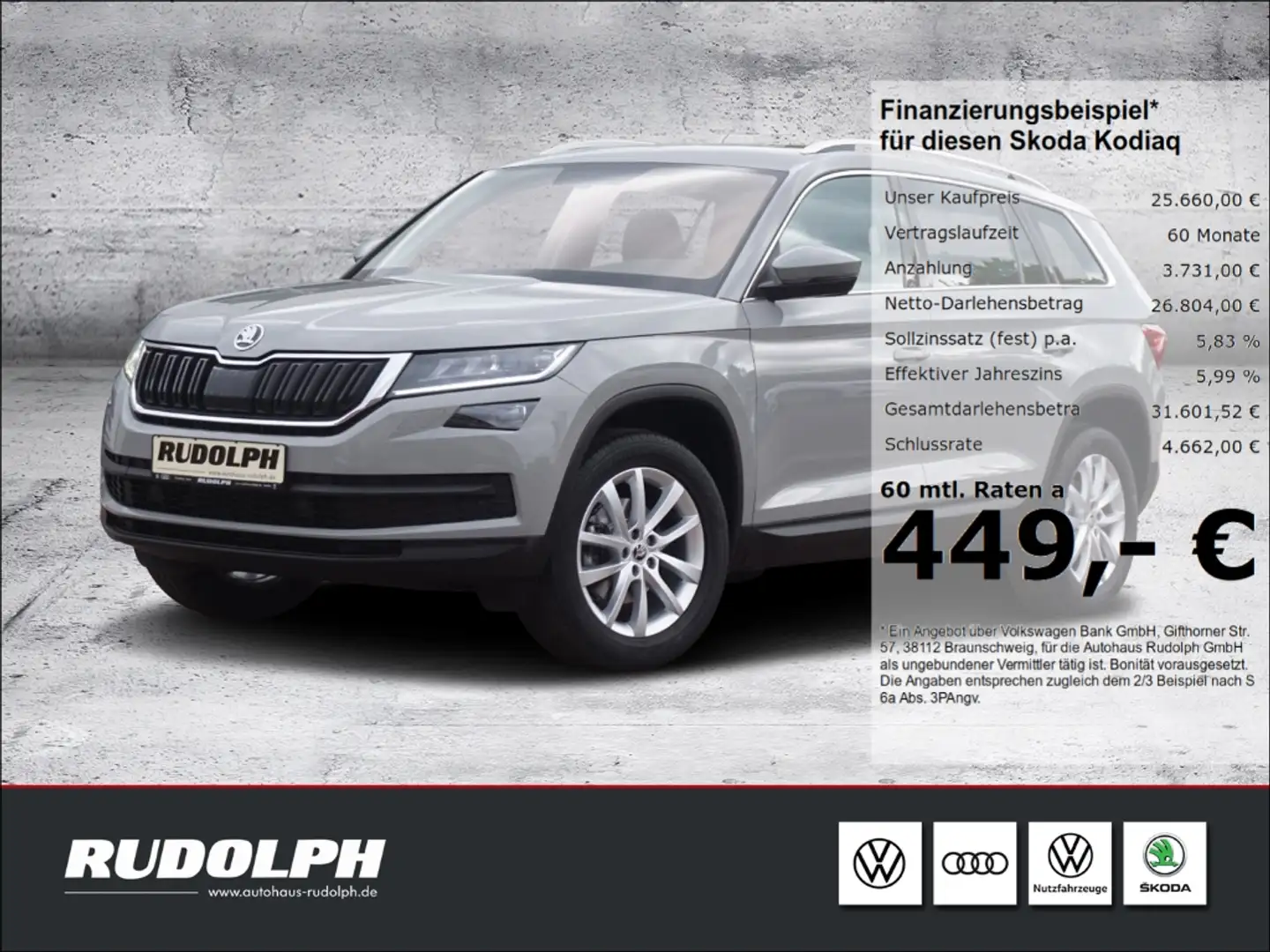 Skoda Kodiaq 1.5 TSI ACT Style Keyless LED El. Heckklappe Gar. Grau - 1