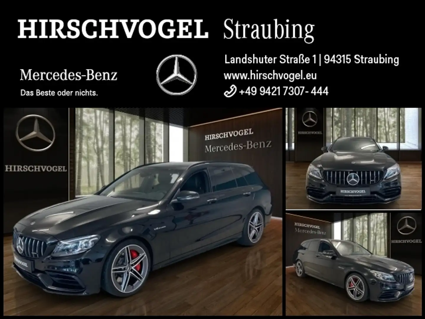Mercedes-Benz C 63 AMG S Drivers-P+Night+Pano+KEYLESS+Memory-P Noir - 1