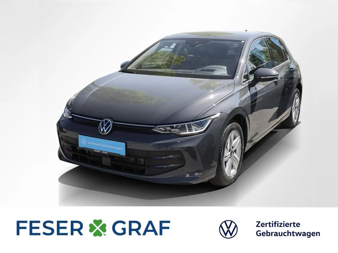 Volkswagen Golf 8 1.5 eTSI Life DSG ACC Head-Up Navi Sitzh. Grau - 1