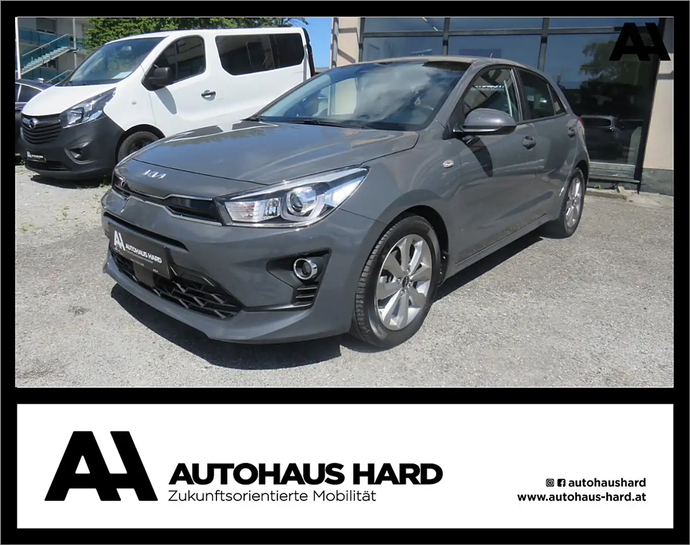 Kia Rio 1,0 TGDI GPF Silber DCT Aut. Grau - 1