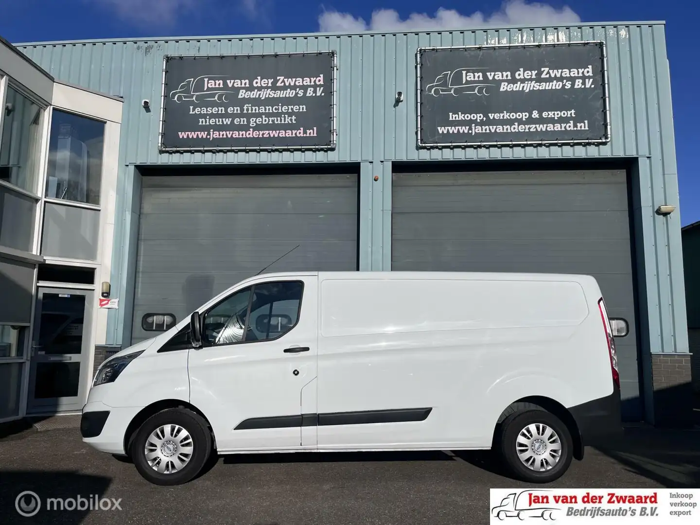 Ford Transit Custom 330 2.2 TDCI Lang H1 Ambiente Airco 3 Zitplaatsen Blanc - 1