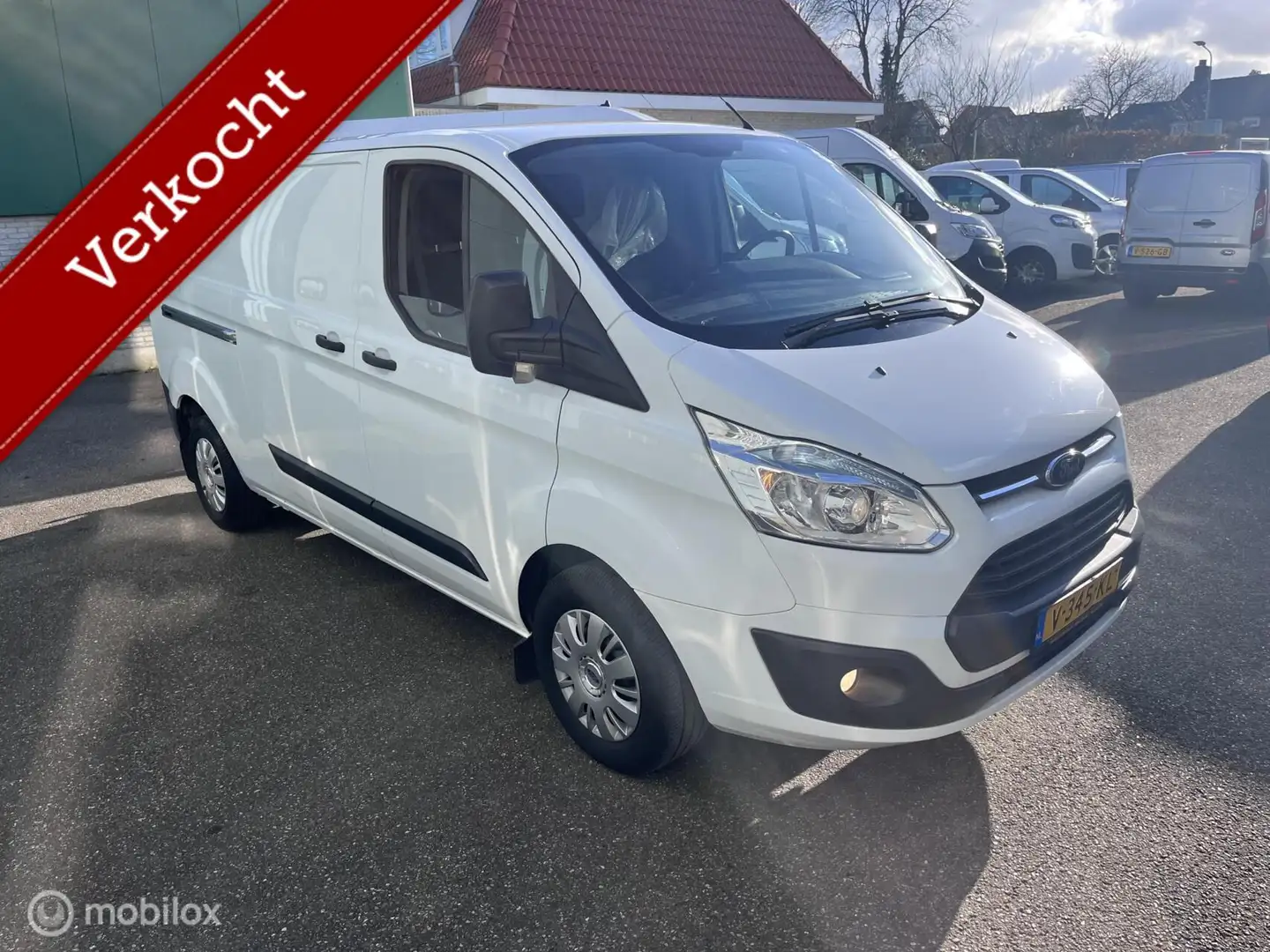 Ford Transit Custom 330 2.2 TDCI Lang H1 Ambiente Airco 3 Zitplaatsen Blanc - 2
