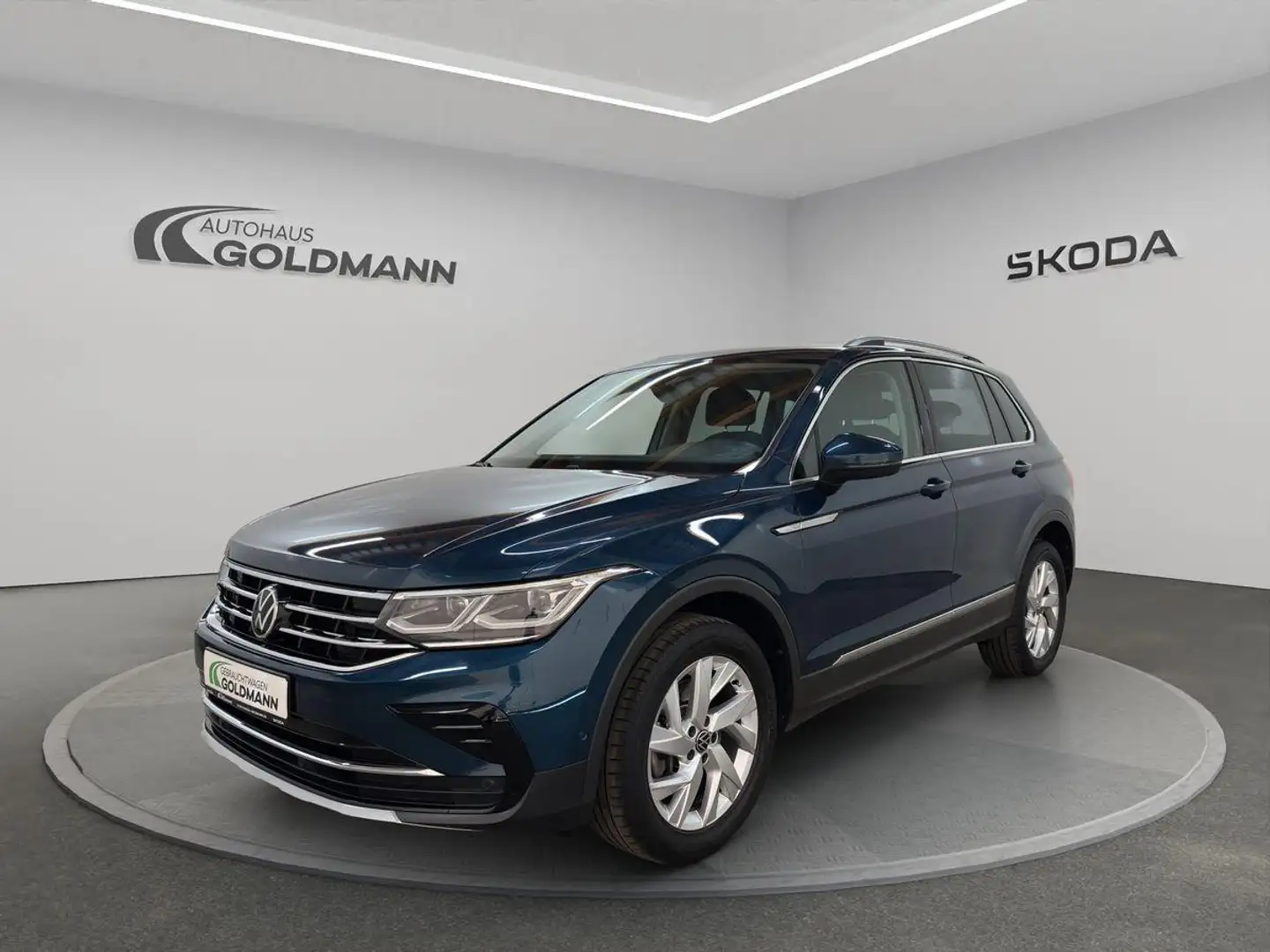 Volkswagen Tiguan Elegance 4Motion 2.0TDI DSG AHK Blau - 1