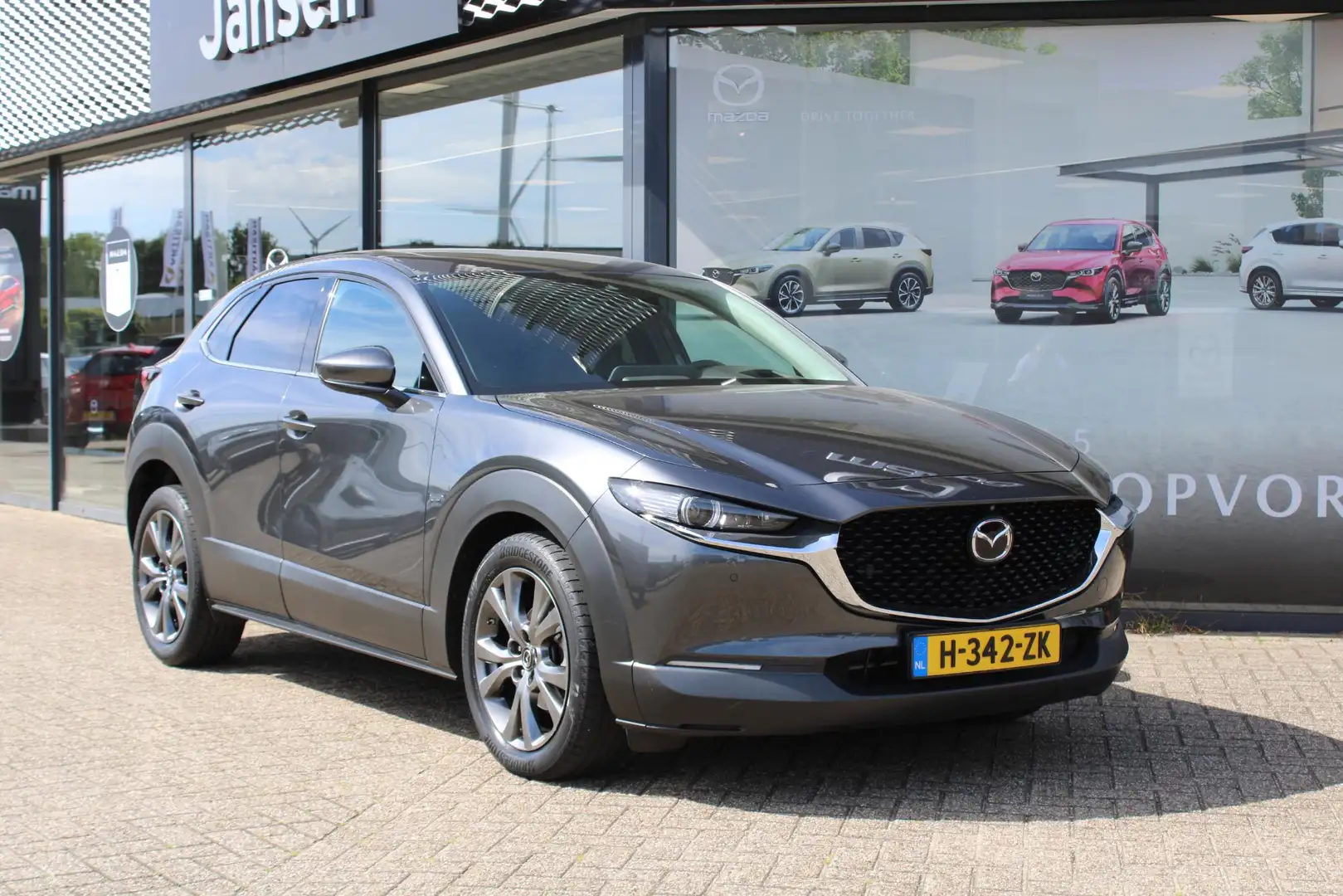Mazda CX-30 2.0 e-SkyActiv-X M Hybrid Luxury , Automaat, Navi, Gris - 2