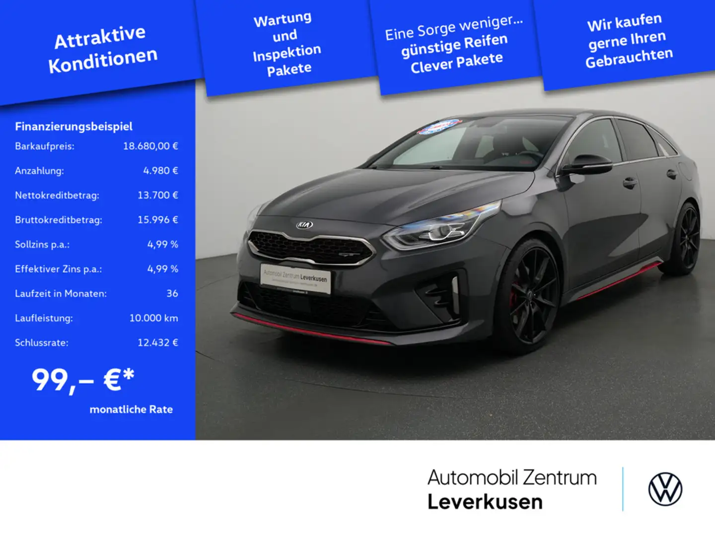 Kia ProCeed / pro_cee'd Gris - 1