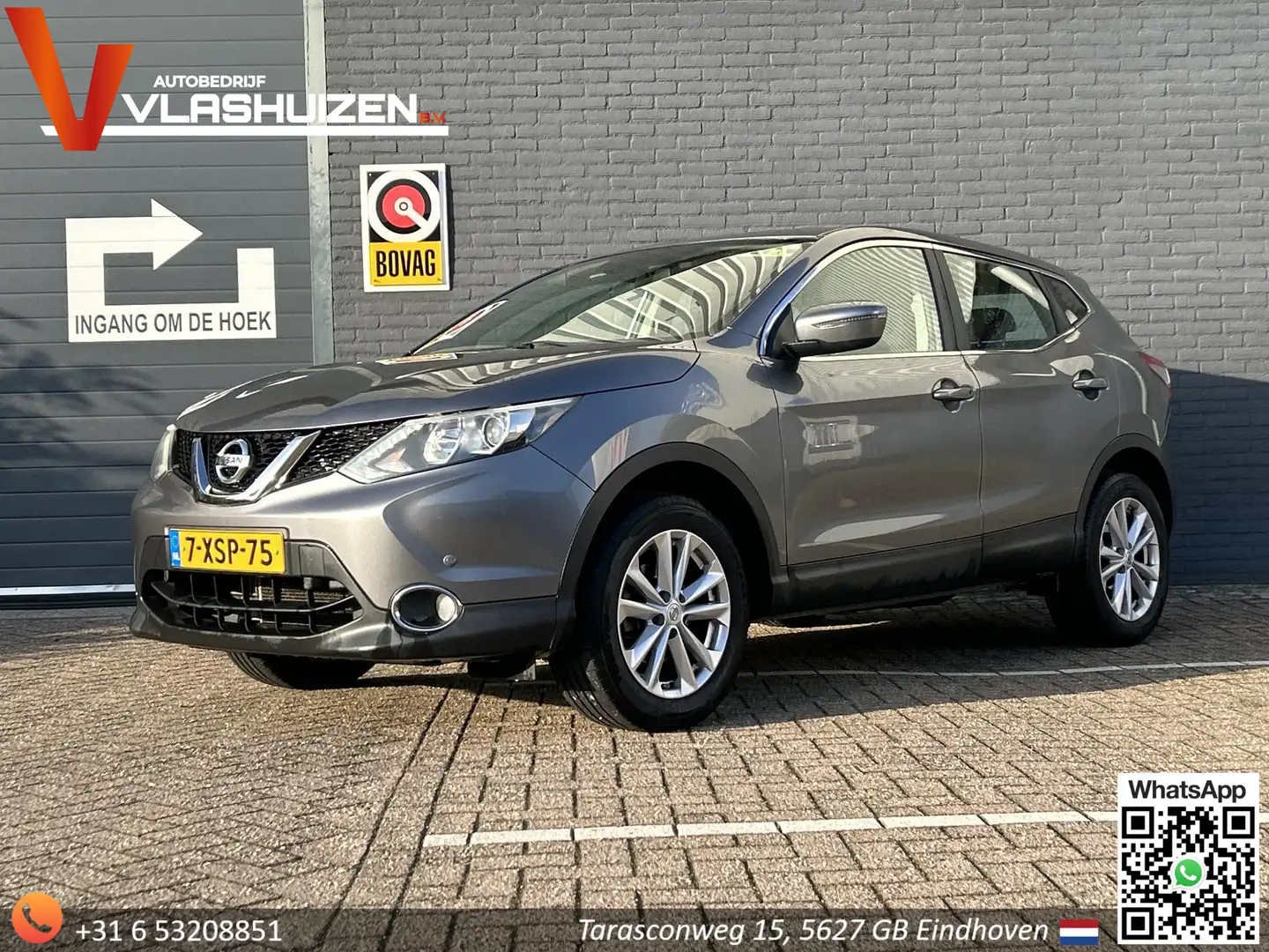 Nissan Qashqai 1.2 Acenta | Climate | Cruise | PDC | Trekhaak | A Grijs - 1