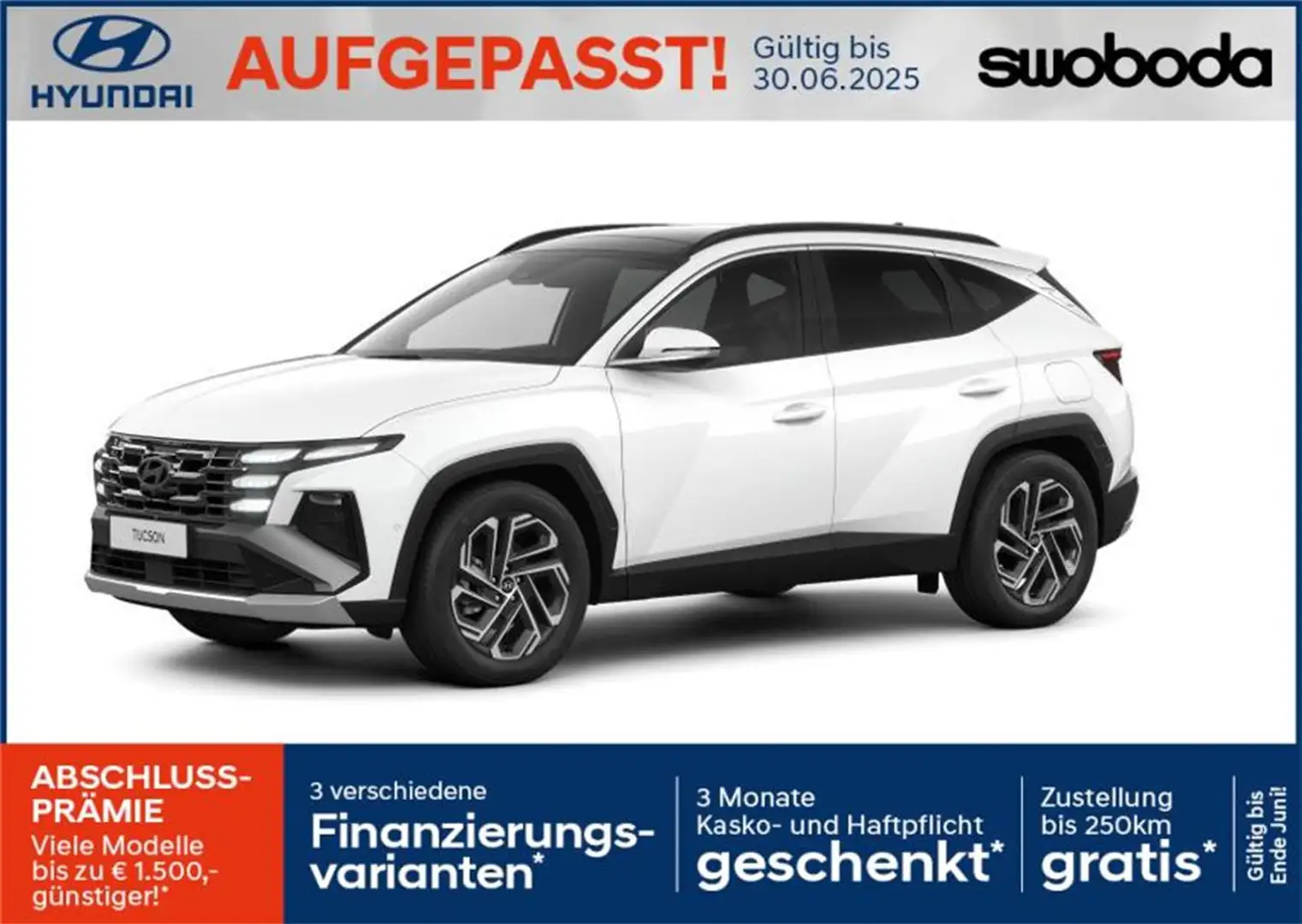Hyundai TUCSON Tucson NX4 Smart Line 1,6 T-GDi HEV 2WD t5hs1-P3 Weiß - 1