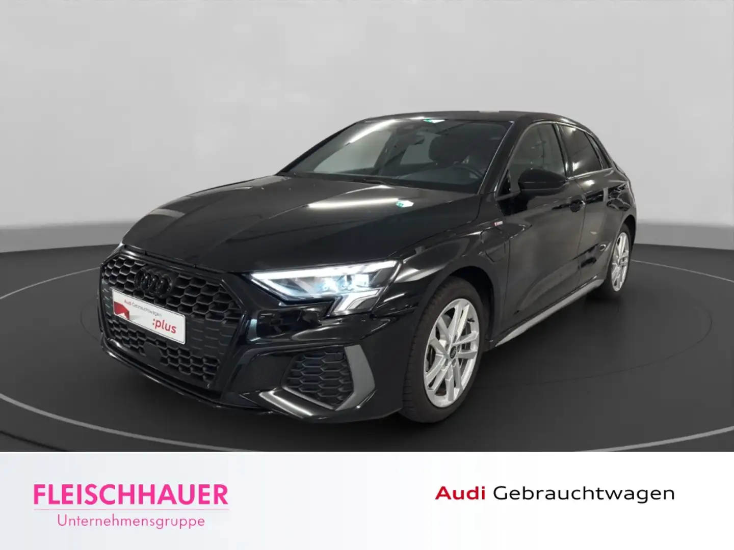 Audi A3 Sportback 40 TFSI e S line LED+Kamera+VC+App-conne Zwart - 1