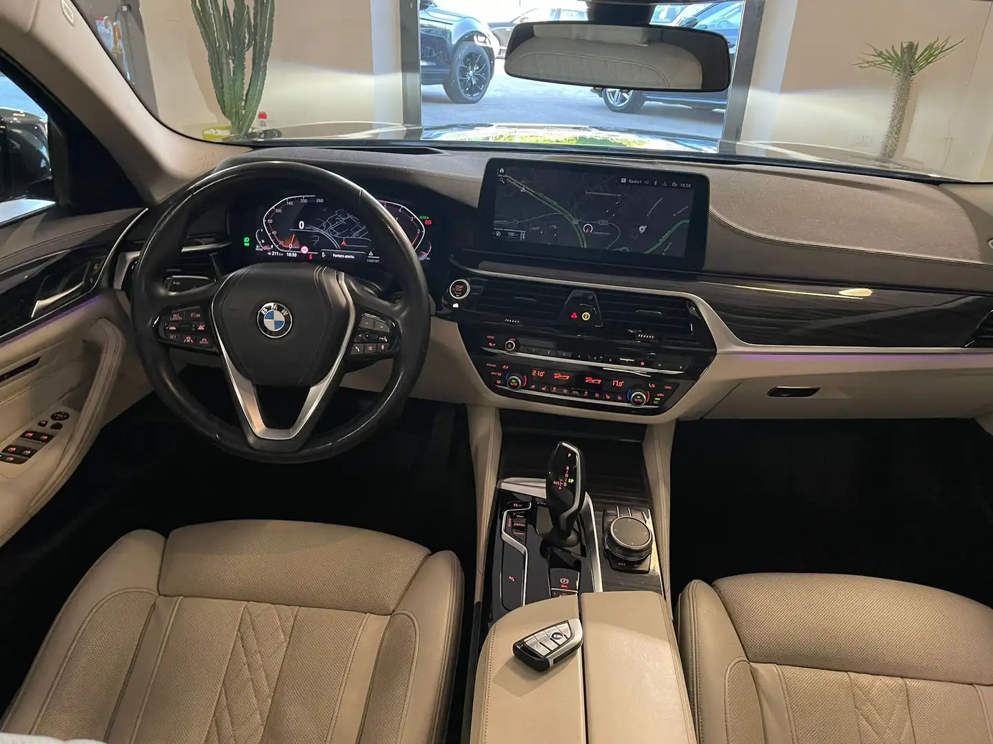 BMW 530 530d mhev 48V xdrive Luxury auto Grigio - 1