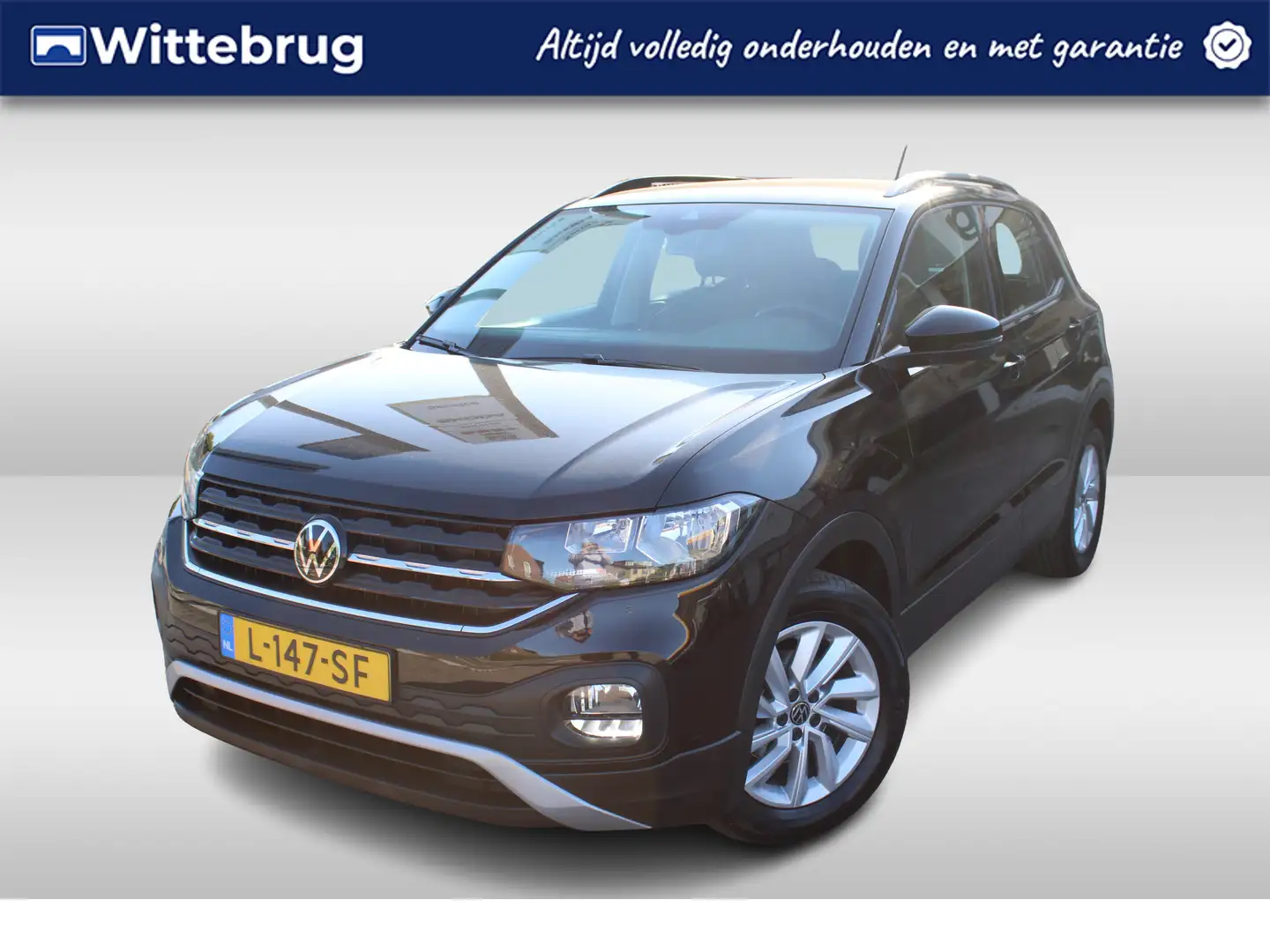 Volkswagen T-Cross 1.0 TSI 95pk Life / Navigatie by APP / LM 16 inch Zwart - 1