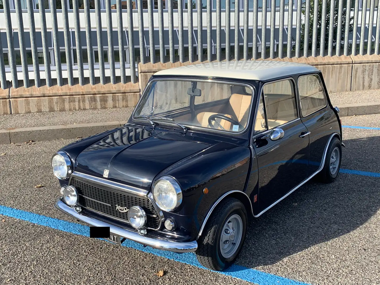 Innocenti Mini Cooper 1300 Export Azul - 1