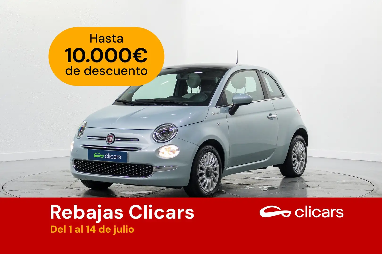 Fiat 500 1.0 Hybrid Dolcevita 52kW Azul - 1
