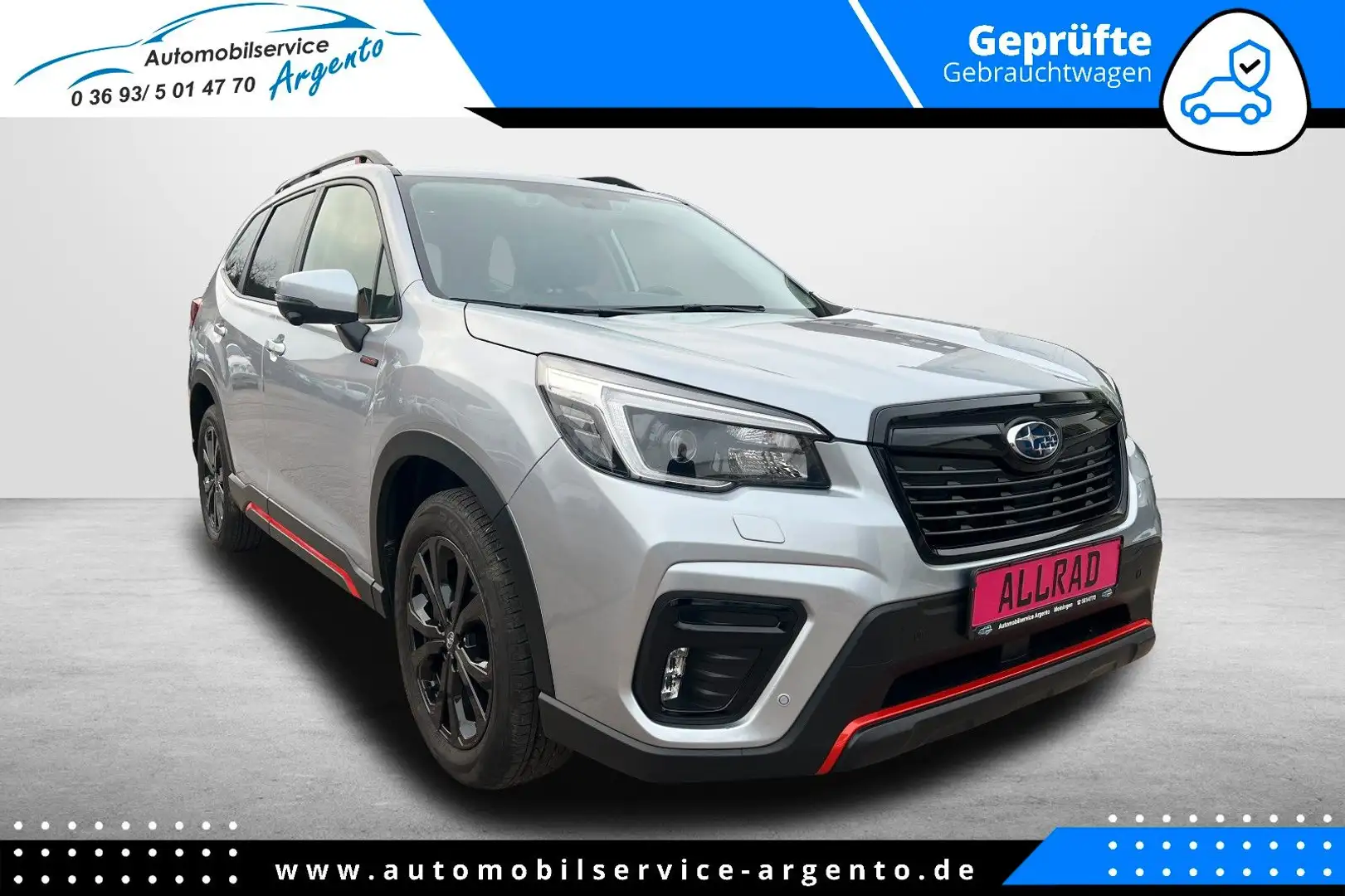 Subaru Forester FORESTER 2.0ie SPORT=1.HD=EXTRAS=NUR 9.399 KM=1A Silber - 1