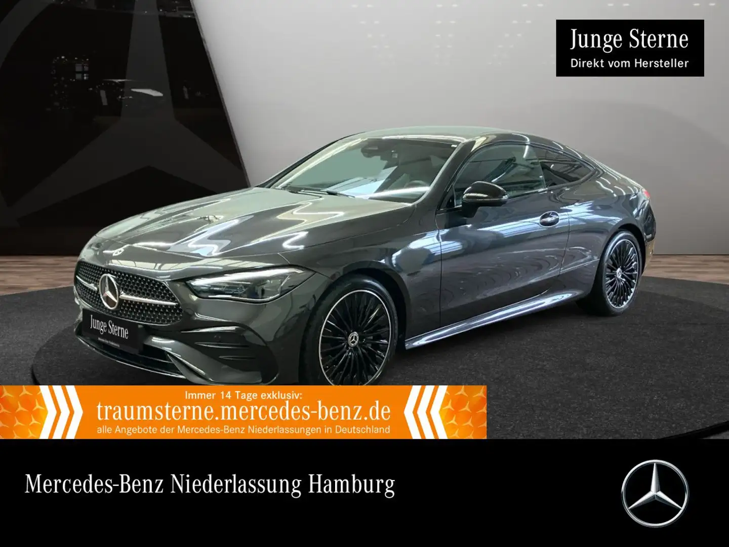 Mercedes-Benz CLE 220 d AMG+NIGHT+PANO+LED+KAMERA+TOTW+KEYLESS Grau - 1