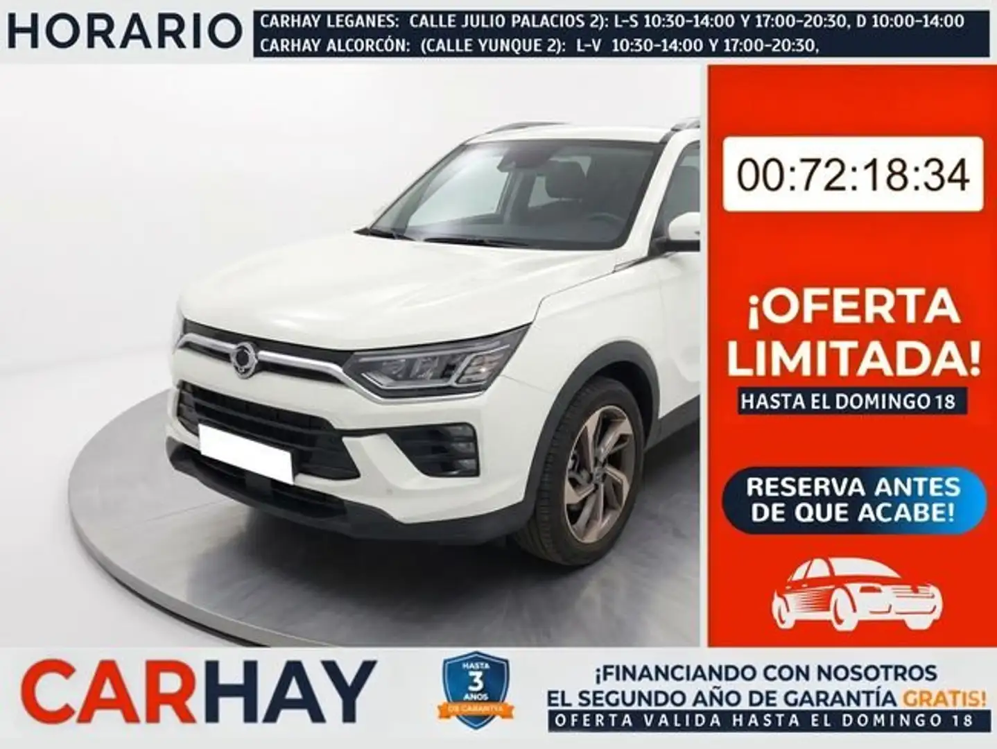 SsangYong Korando G15T Limited 4x2 L.P Blanco - 1
