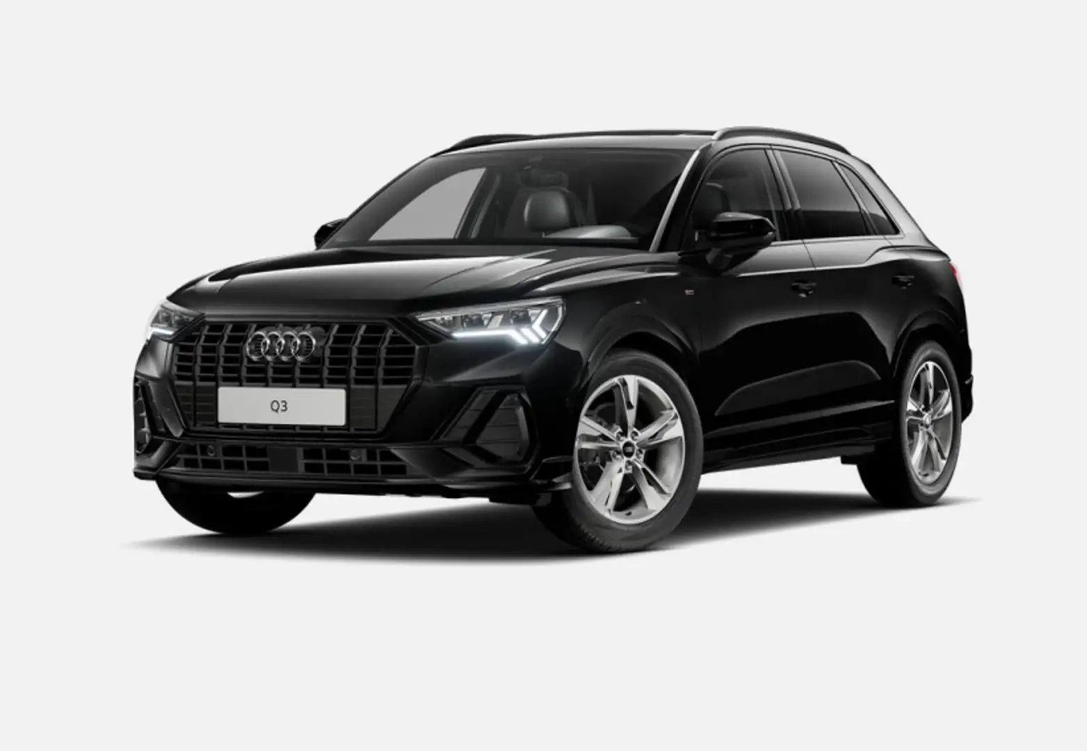 Audi Q3 S line 35 TFSI 150PS S tronic NAVI,PDC,AHK,PANO,KA Schwarz - 2