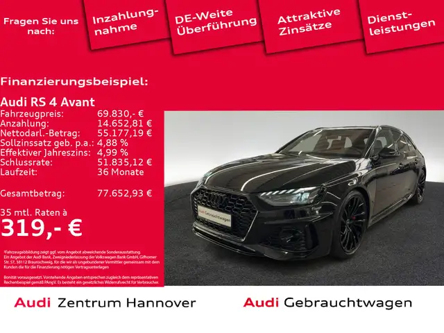 Audi RS4 2.9 TFSI quattro Matrix Head-Up Pano