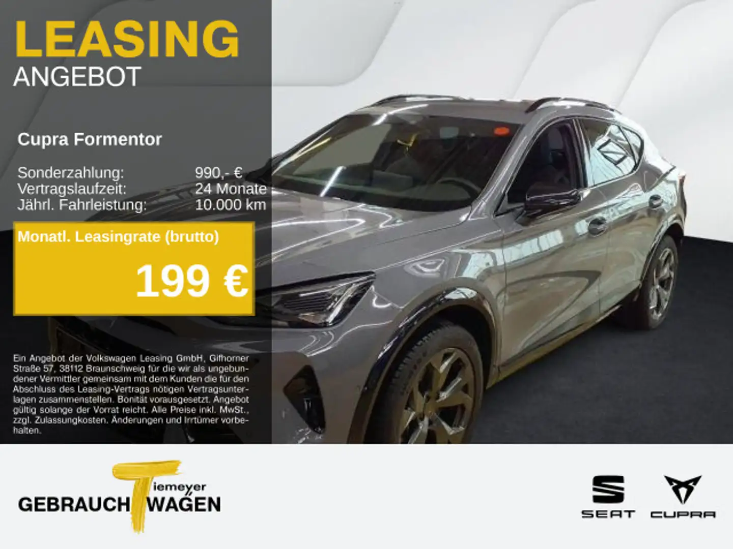 CUPRA Formentor 1.5 eTSI DSG SUPERSPORT SIDE-ASSIST AL Grau - 1