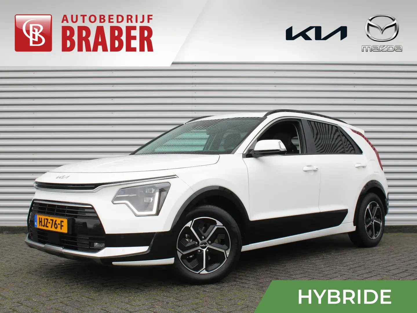 Kia Niro 1.6 GDi Hybrid DynamicPlusLine | Schuif-/kanteldak Weiß - 1