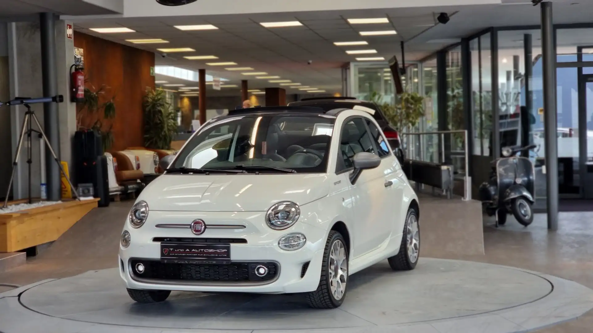 Fiat 500C Cabrio Sport *Beats*Tempomat*16Zoll*Leder* Weiß - 2