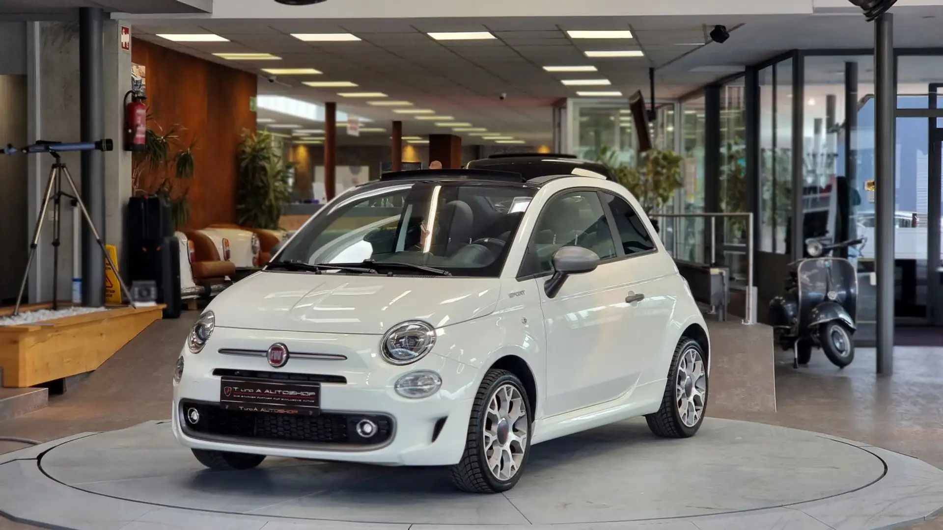 Fiat 500C Cabrio Sport *Beats*Tempomat*16Zoll*Leder* Weiß - 1