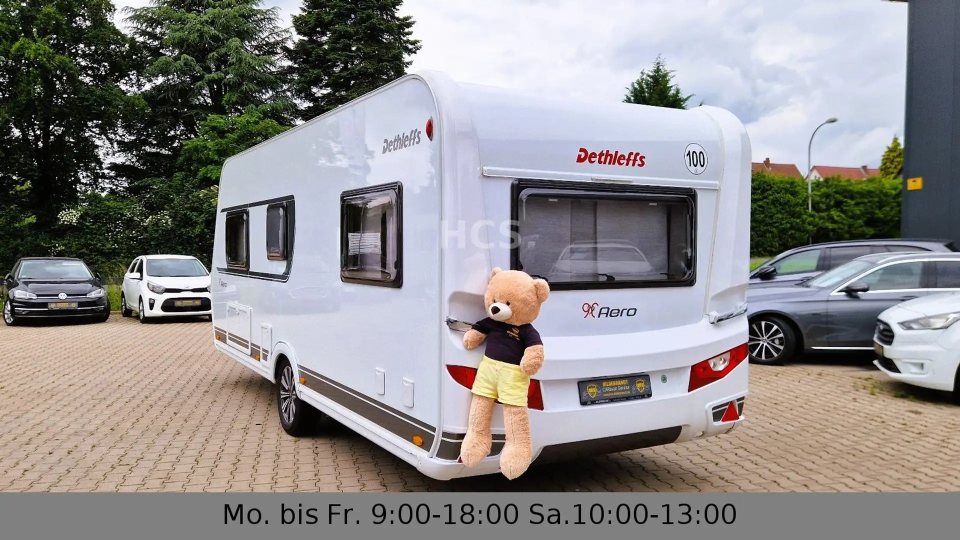 Dethleffs 510 Aero Mover Markisenvorzelt Fahrradträger Weiß - 2