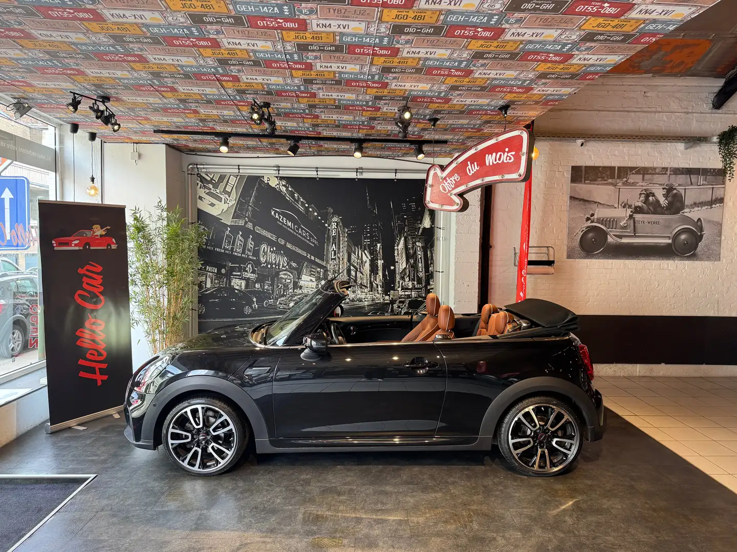 MINI Cooper Cabrio * 1.5A * FULL JCW PACK * CAM * LIFT * CUIRS * LEDS Noir - 2
