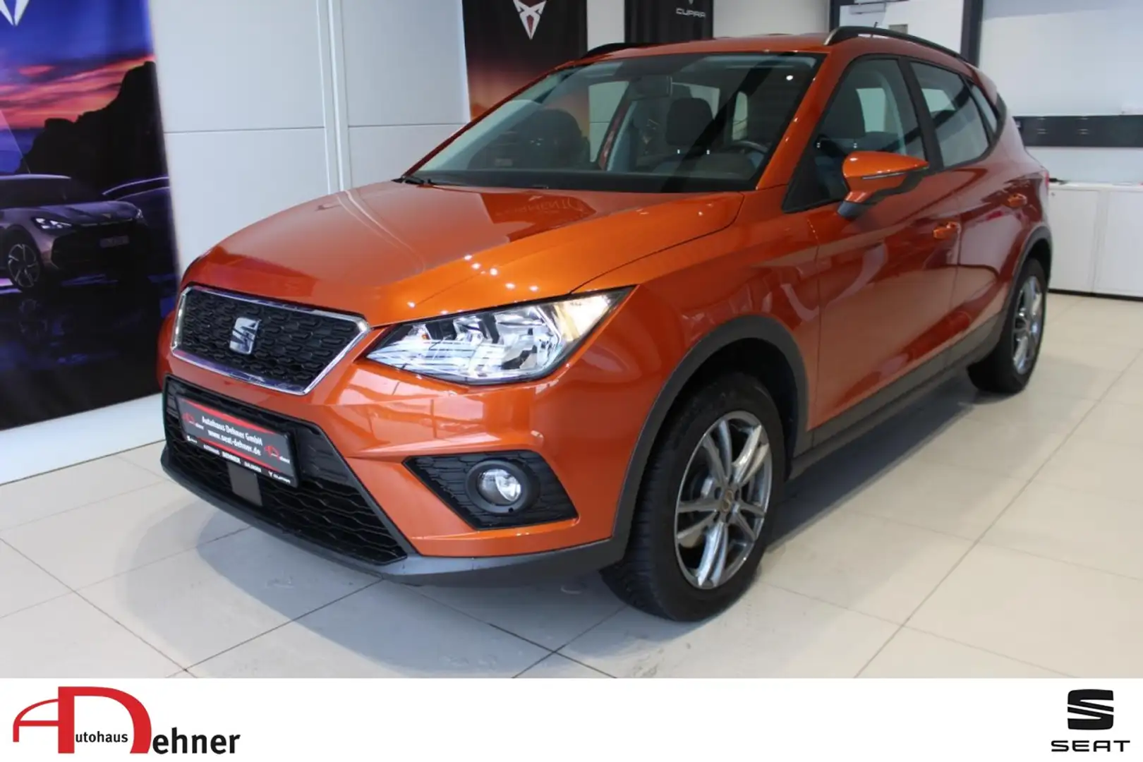 SEAT Arona Style 1.0TSI PDC/USB/KLIMA/ZV/MFL/BT/BC Klima Orange - 1