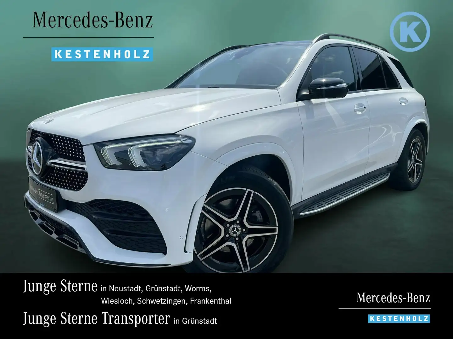 Mercedes-Benz GLE 300 GLE 300 d 4M AMG+STANDHEIZ+PANO+360°+AHK+NIGHT Bianco - 1