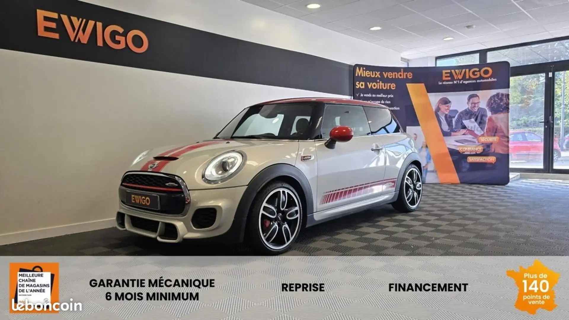 MINI One 2.0 231ch JOHN COOPER WORKS BVA %2B ORIGINE FRANCE SUIVI Gris - 1