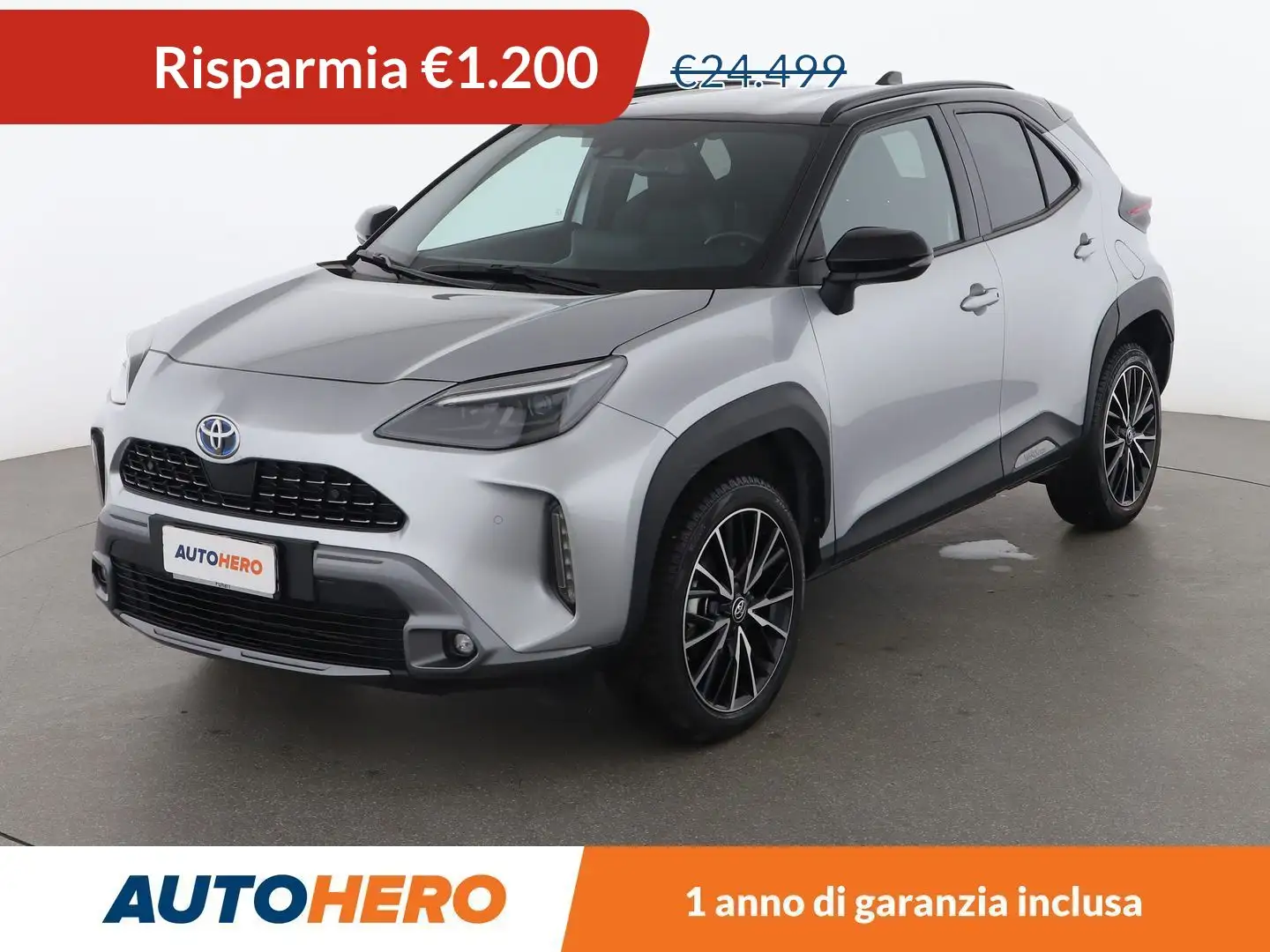 Toyota Yaris Cross 1.5 Hybrid Adventure E-CVT FHEV Argento - 1
