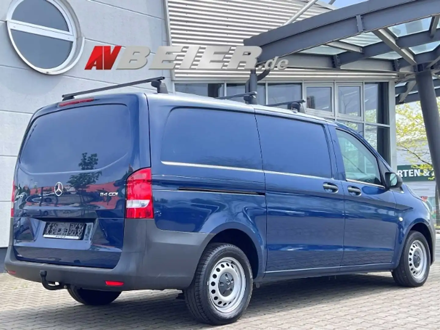 Mercedes-Benz Vito lang Klima AHK Ladeboden+Seitenverkleid. 114 Bleu - 2