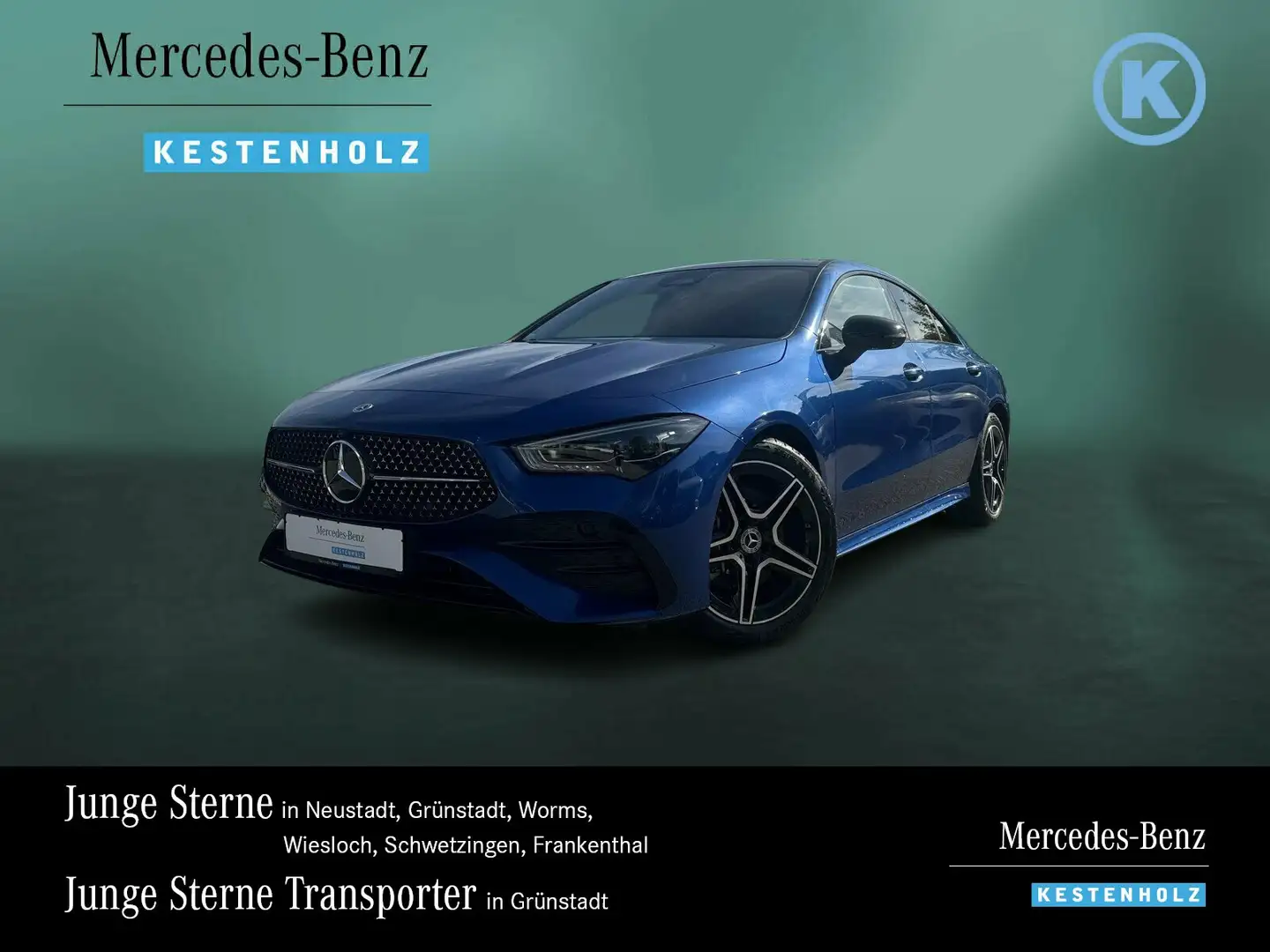 Mercedes-Benz CLA 200 CLA 200 AMG+PANO+DISTRO+360°+NIGHT+MLED+KEYLESS Bleu - 1