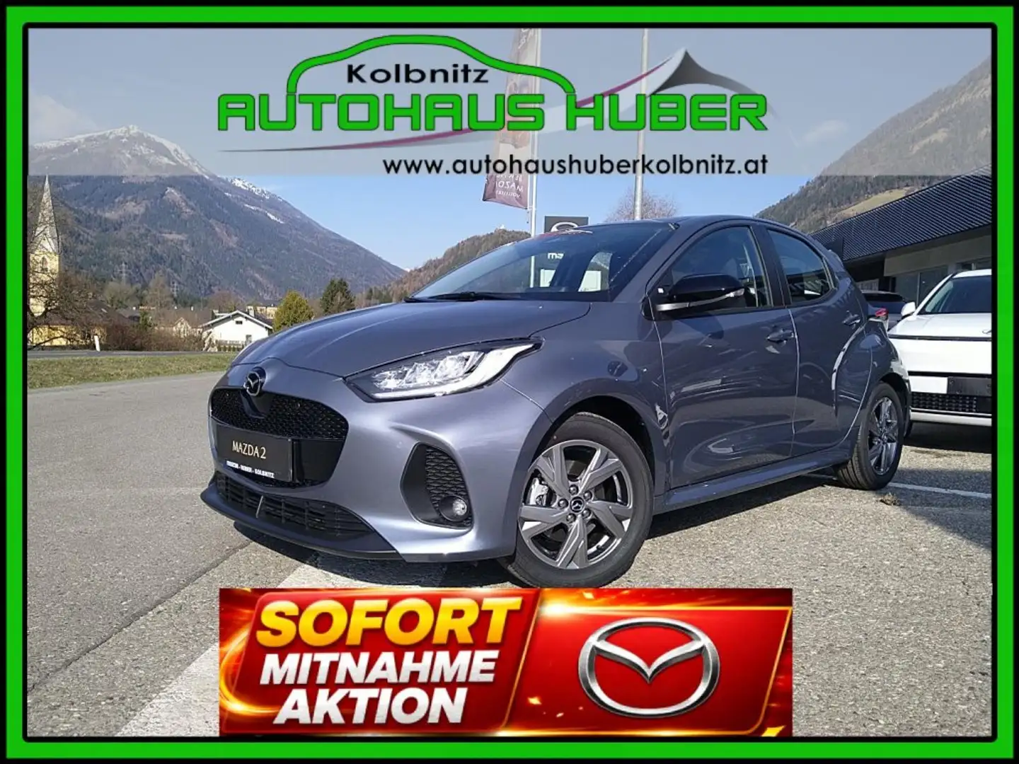 Mazda 2 HYBRID AUTOMATIK EXCLUSIVE-LINE Grau - 1
