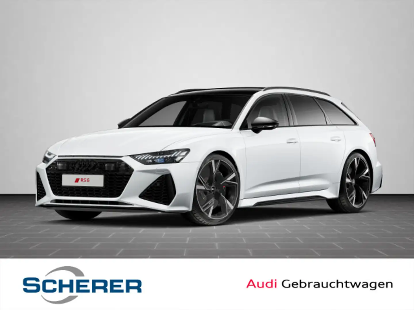 Audi RS6 4.0 TFSI B&O HD MATRIX LE Weiß - 1
