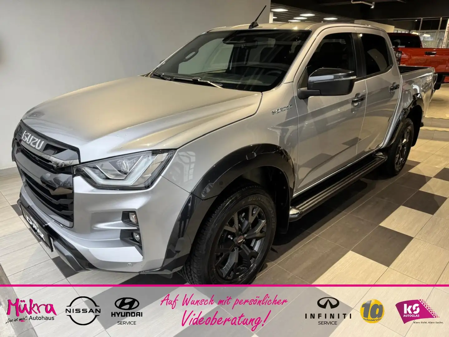 Isuzu D-Max V-Cross BTF Double Cab 4wd Automatik 163 PS Klima Silber - 1